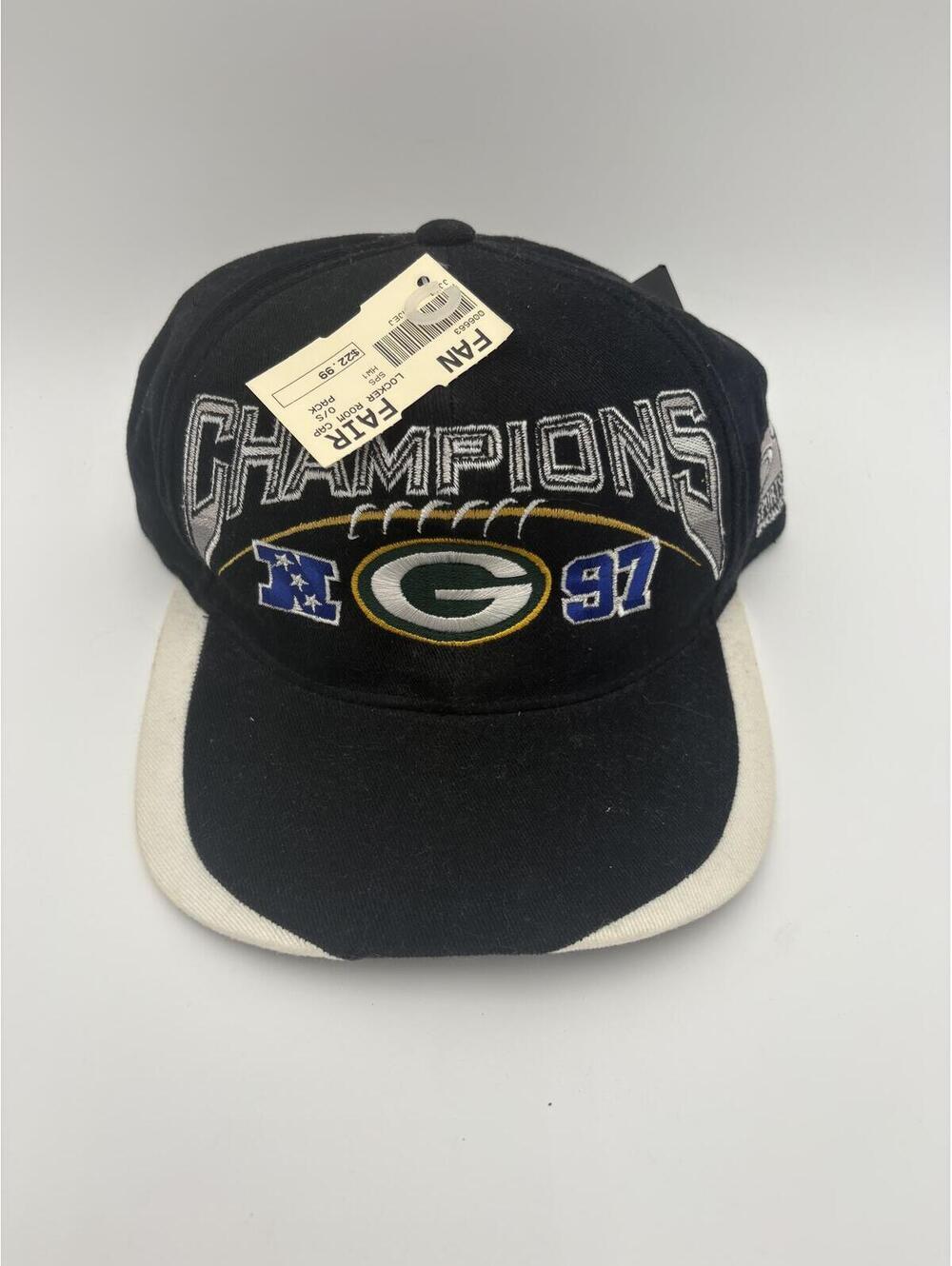 Vintage Pro Line NEW Green Bay Packers 1997 Champions NFL Adjustable Cap RARE